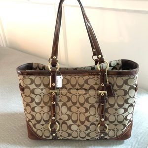 Coach Large Signature Gallery Tote
